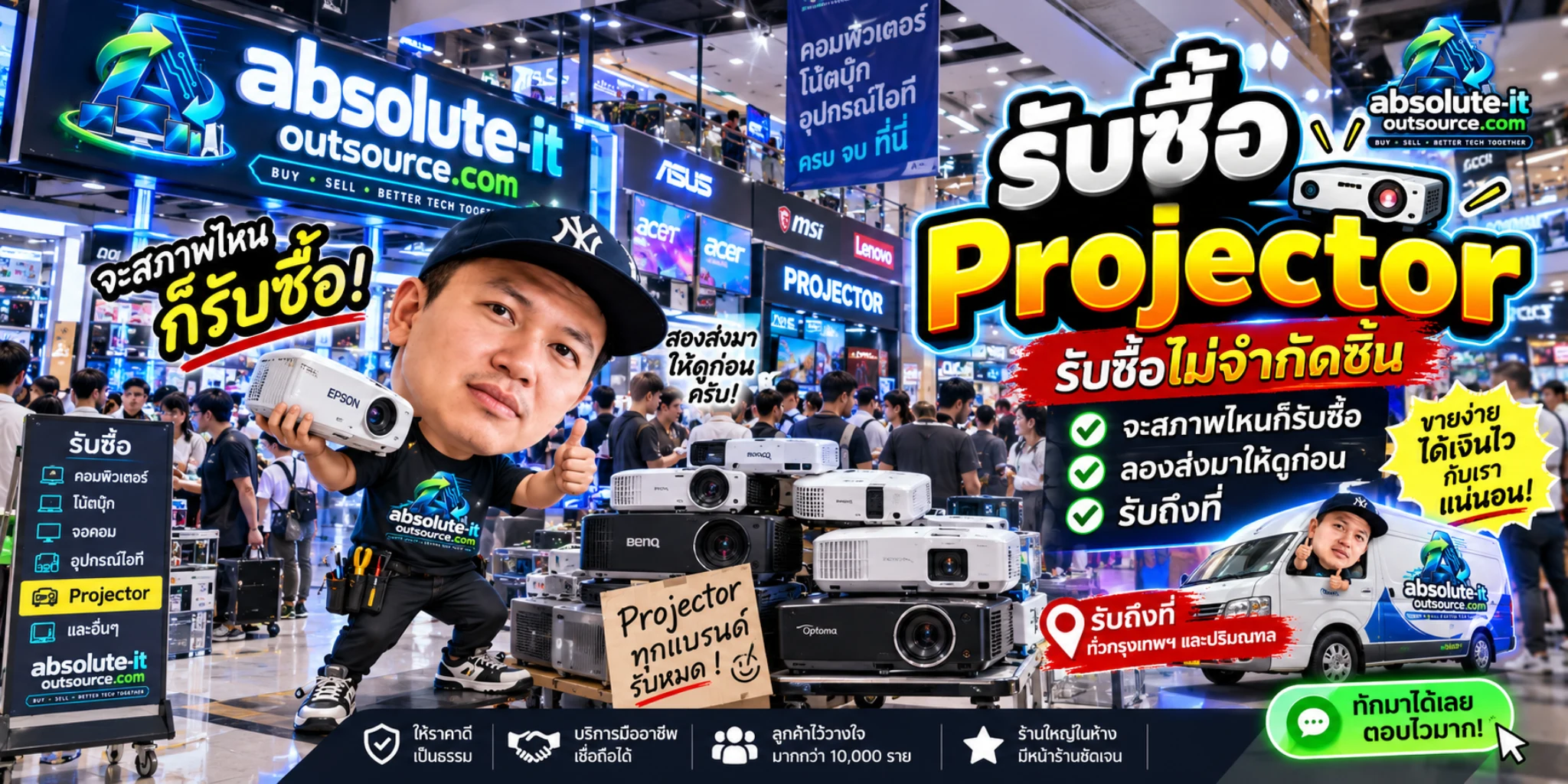 รับซื้อ Projector