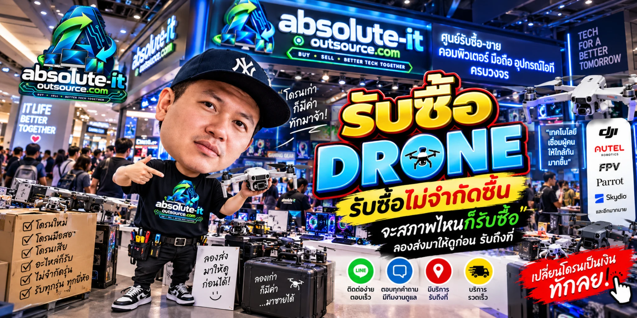 รับซื้อ drone